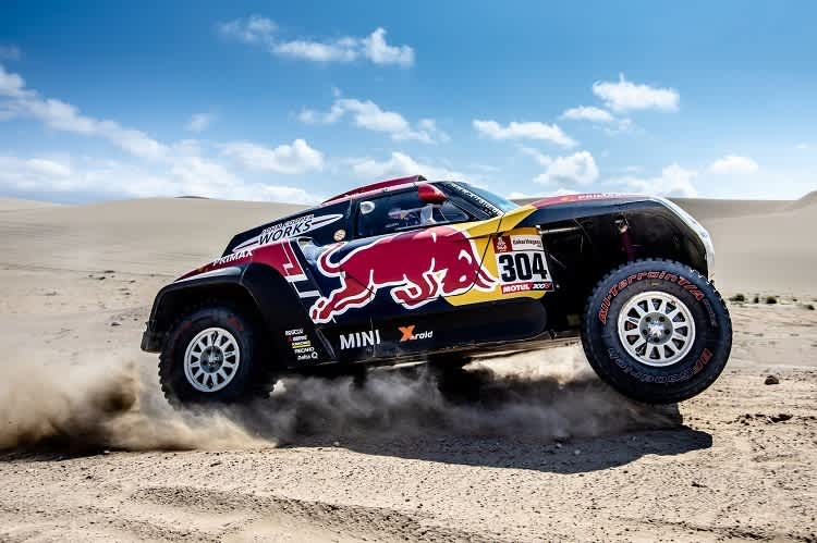 Stéphane Peterhansel hatte wenig Glück auf der achten Prüfung