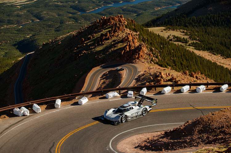 Romain Dumas im VW-Prototypen I.D. R Pikes Peak