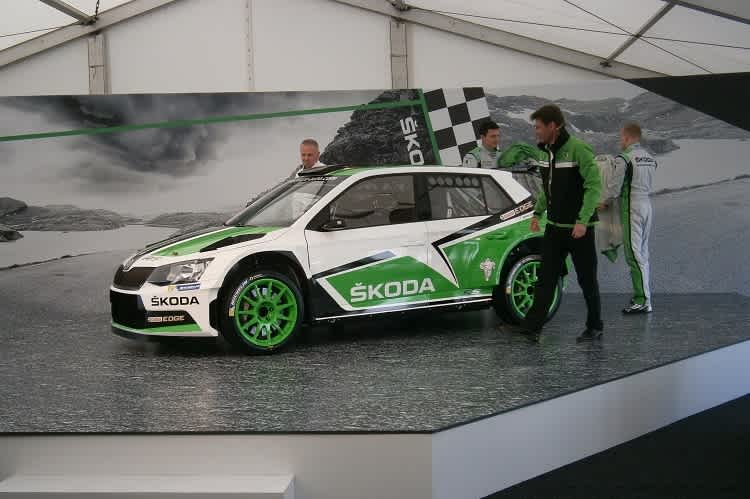 Enthüllung des Skoda Fabia R5