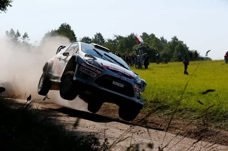 Solberg/Minor bei der Rallye Polen
