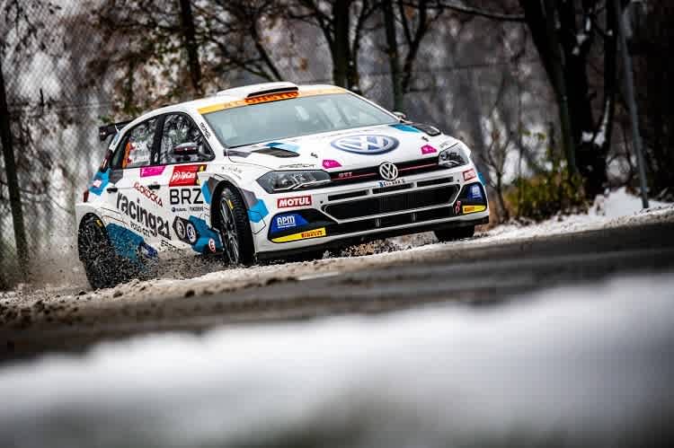 Vojtěch Štajf im VW Polo GTI R5 beim Prager Rallye-Sprint