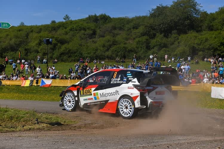 Ott Tänak in Deutschland wieder spitze