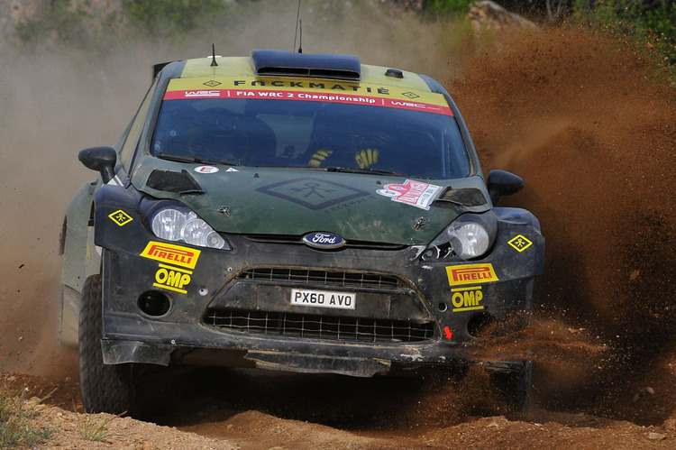 Überrschungssieger in der WRC2 - der italienische Ford-Pilot Lorenzo Bertelli