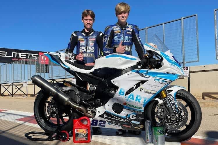 Ferre Fleerackers (links) und Jef van Calster mit ihrem Einsatzgerät 2022