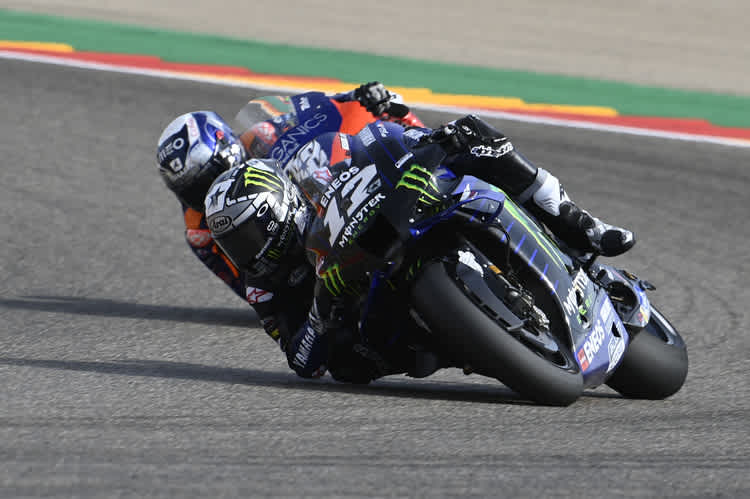 Maverick Viñales liebäugelt weiter mit dem Titelgewinn 