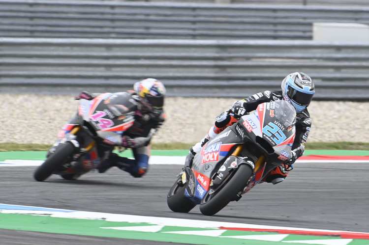 Teamkollege Tony Arbolino: Zum zweiten Mal vor Schrötter in der Startaufstellung