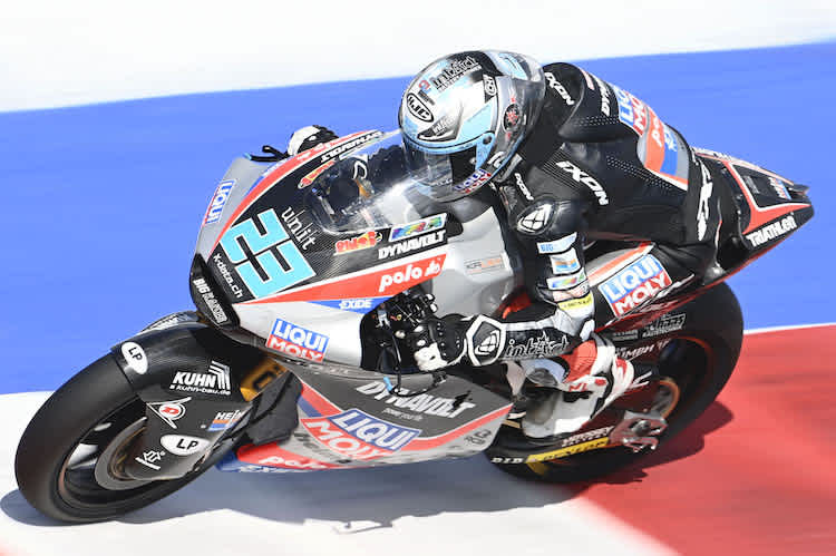 Marcel Schrötter mit Platz 12 in Misano