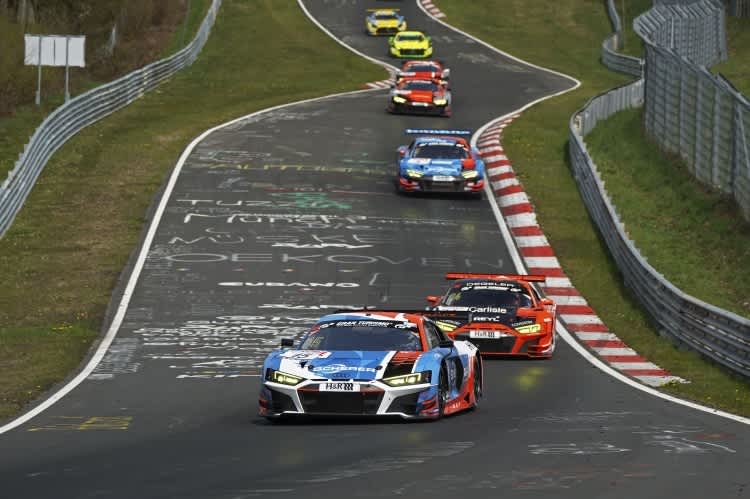 Der Audi R8 LMS gehört bei den 24h Nürburgring zu den Favoriten
