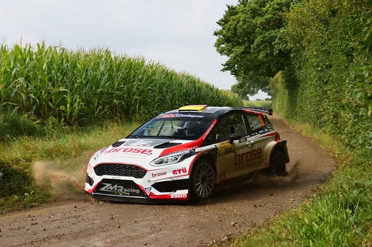 Dominik Dinkel beim zweiten Saisonsieg