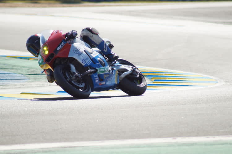 Lukas Trautmann in Le Mans auf seiner METISS