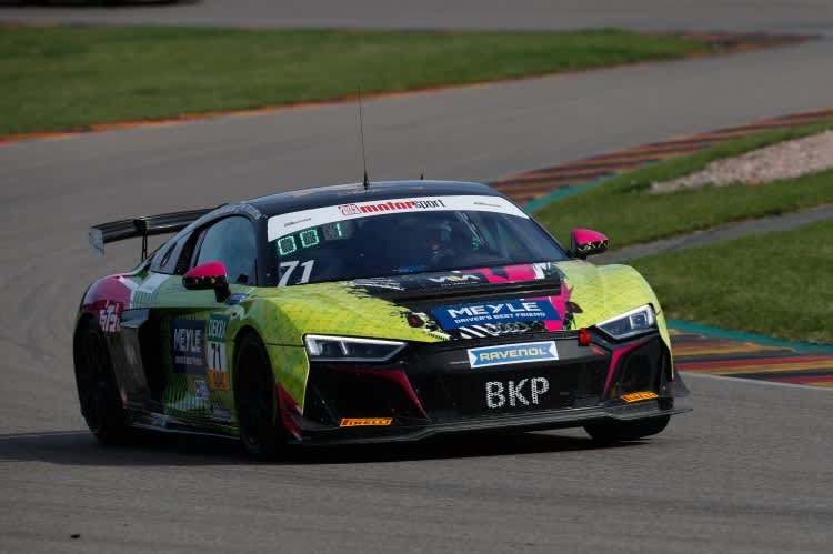 Bestzeit in der Qualifikation auf dem Sachsenring für den Audi R8 LMS GT4 von T3-HRT-Motorsport