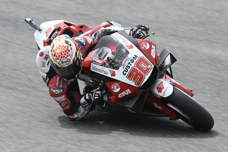 Takaaki Nakagami war im Warm-up der Schnellste
