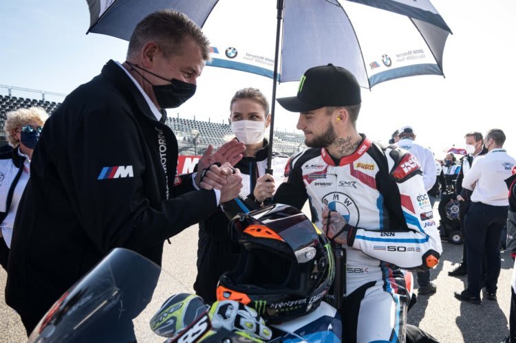 Auch BMW-Boss Dr. Markus Schramm fielen die starken Leistungen von Ilya Mikhalchik auf