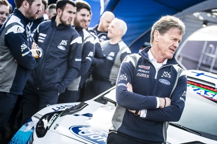 Malcolm Wilson und sein Team von M-Sport