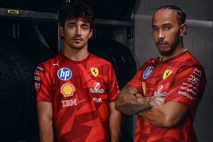 Charles Leclerc und Lewis Hamilton