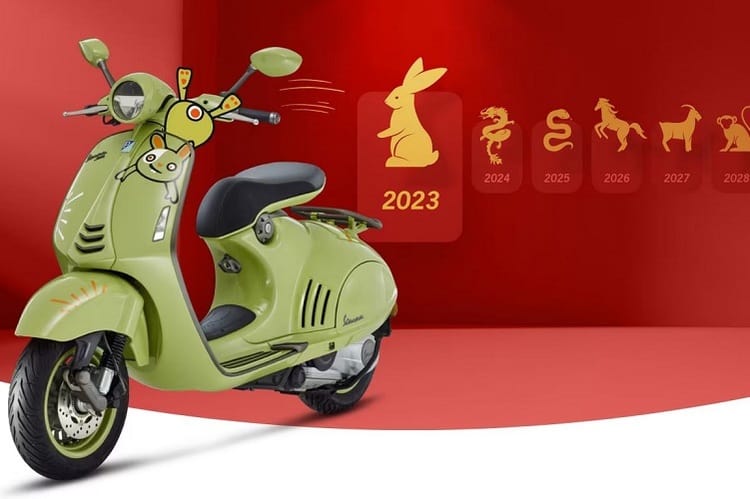 Vespa 946 Bunny: Die erste der einst zwölf Vespas umfassenden Lunar Collection