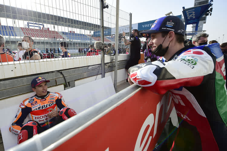 Marc und Alex Márquez beim Saisonstart 2022