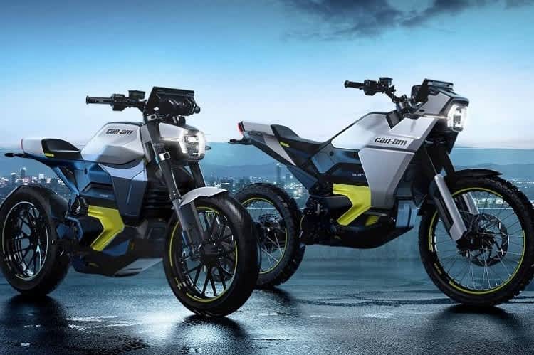 Cam-Am Pulse (links) und Origin: Elektro-Motorräder aus dem kanadischen Bombardier-Konzern