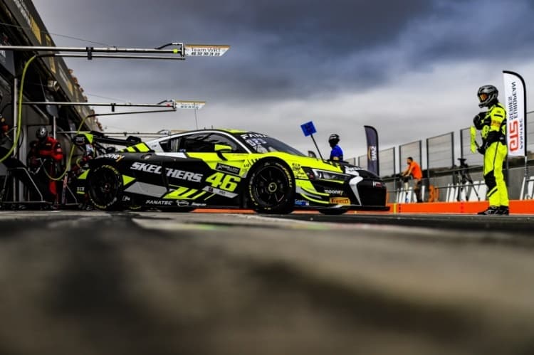 Der Audi R8 LMS GT3 evo II vom belgischen Team WRT