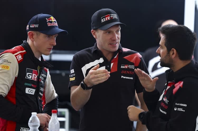 Elfyn Evans (li) und Jari-Matti Latvala