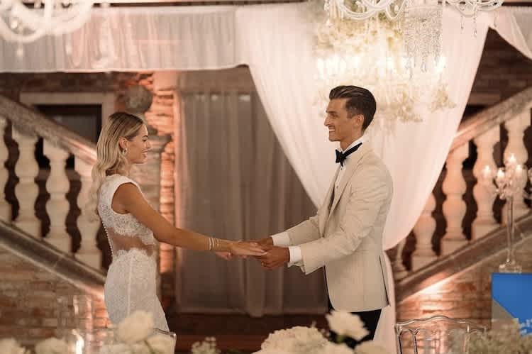 Luca Marini gab seiner Marta am Freitag das Ja-Wort