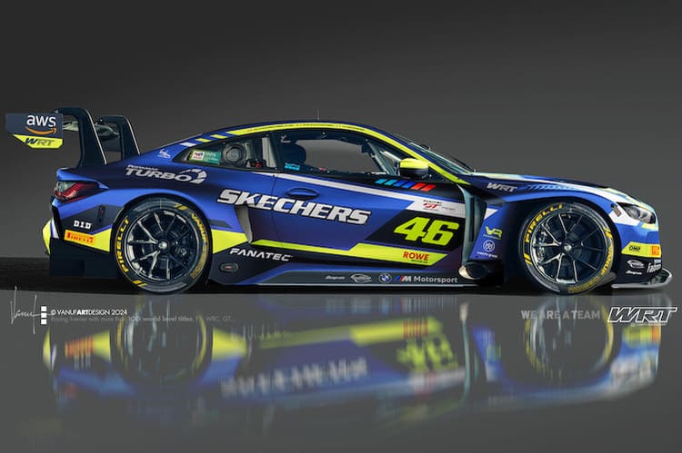 Das diesjährige Arbeitsgerät von Valentino Rossi in der GT World Challenge Europe