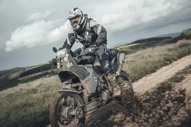 Erbauer Guido Koch auf der DT-A am Transitalia Marathon 2022