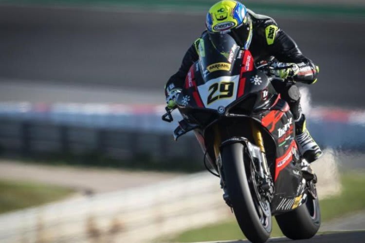 Luca Bernardi auf der Barni-Ducati