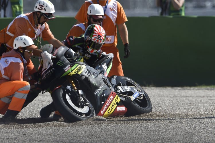 Über dem Limit: Johann Zarco stürzte am Samstag