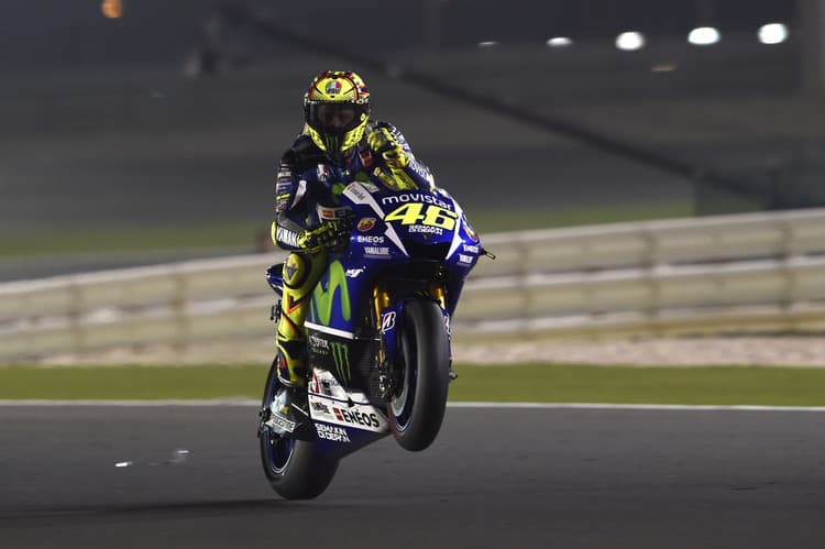Valentino Rossi feiert in Katar seinen 109. GP-Sieg