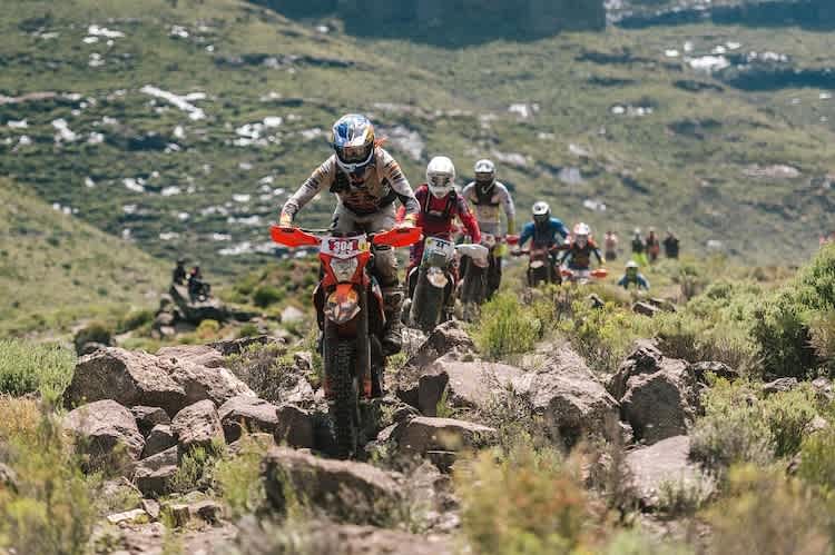 Das Feld bei der Roof of Africa. Hier vorne im Bild: Manuel Lettenbichler