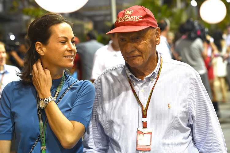 Birgit Lauda mit Niki