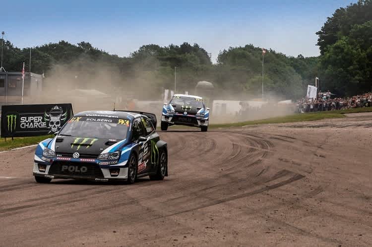 Petter Solberg vor Johan Kristoffersson