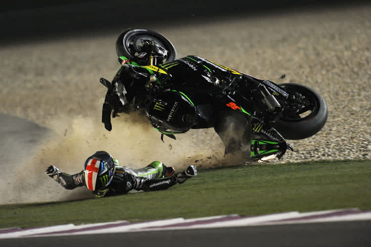 Bradley Smith landete 2014 16 Mal im Kies