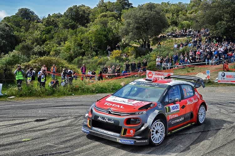 Kris Meeke führte bis zum Ausfall auf Korsika