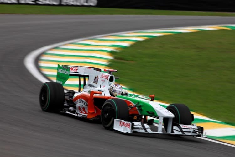 Adrian Sutil fuhr in die Top-Ten
