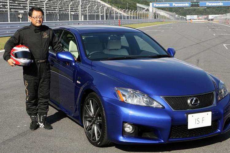 Akio Toyoda vor ein paar flotten Runden in Fuji