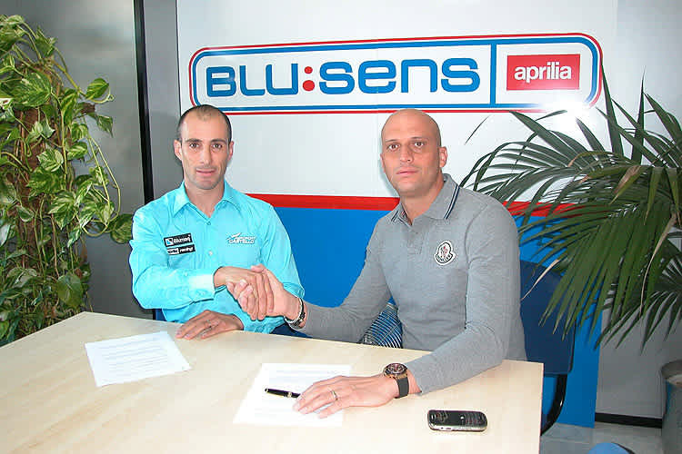 Alex Debon mit Teambesitzer Raul Romero