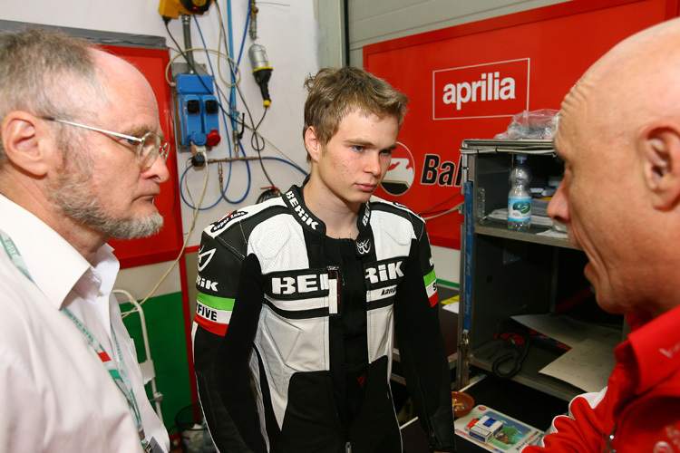 Balazs Nemeth: Handbruch bei Valencia-Tests