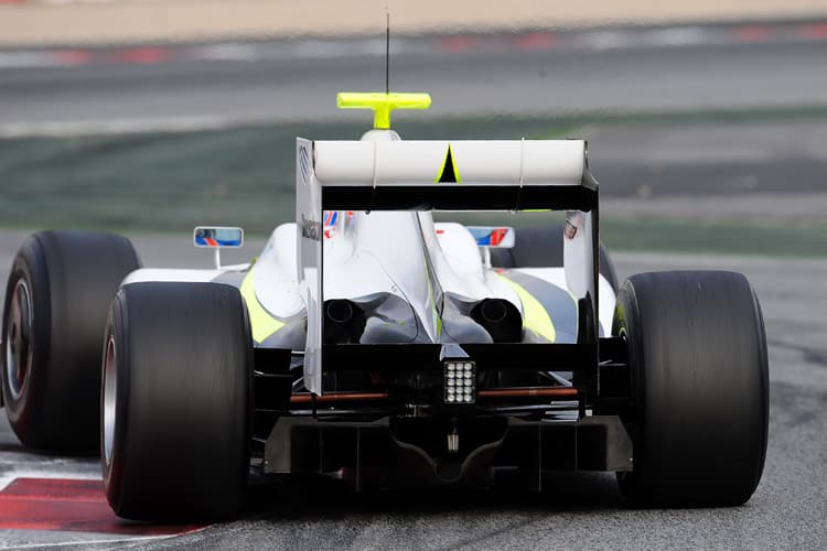 Das gibt zu reden: das Heck des neuen Brawn BGP001