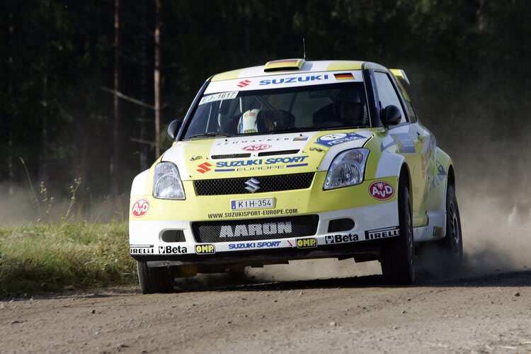 Vize-Champion Burkart auf finnischem Schotter