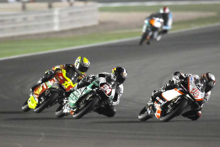 Rennen: Terol (18) vor Folger (94) und Cortese