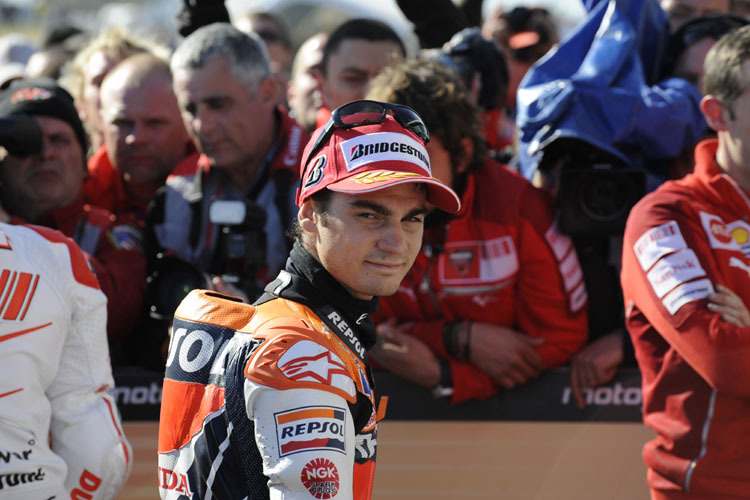 Dani Pedrosa (Honda): Yamaha-Duo gesprengt.