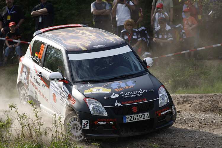 Dominik Port brachte seinen Suzuki als Sieger ins Ziel