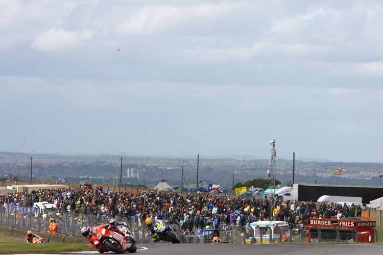 Donington-GP 2008: Stoner vor Rossi