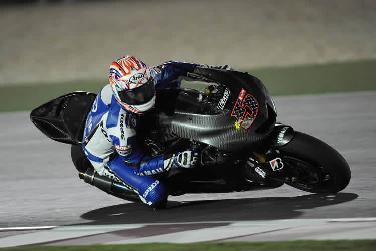 Colin Edwards beim Katar-Nachttest