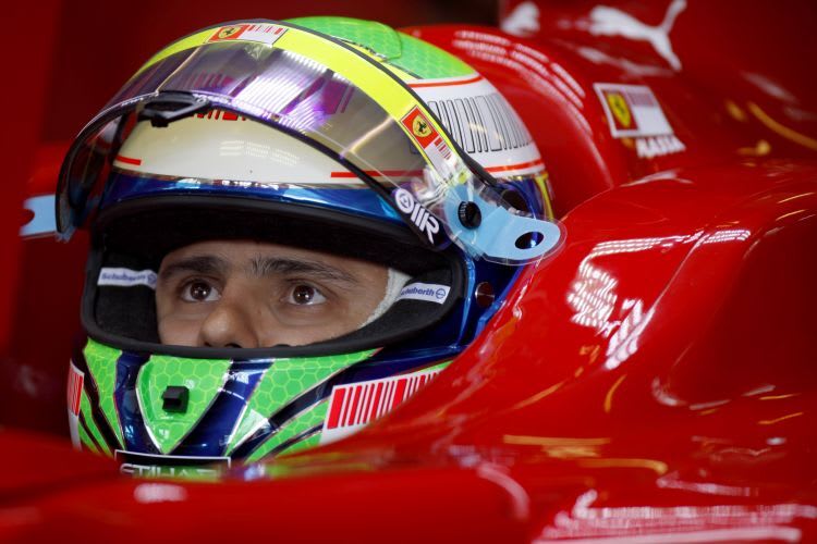 Daueroptimist Felipe Massa in Bahrain.
