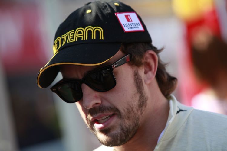 Fernando Alonso vor dem Abschlusstraining