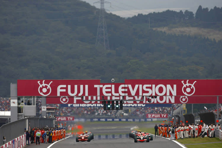 Der Grand Prix 2008 war der vorerst letzte in Fuji