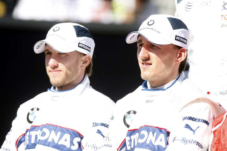 BMW-Doppel Heidfeld und Kubica.